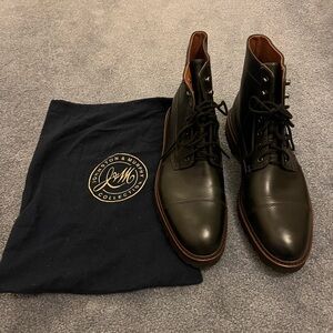 Johnston & Murphy Men's Dark Brown Leather Boots